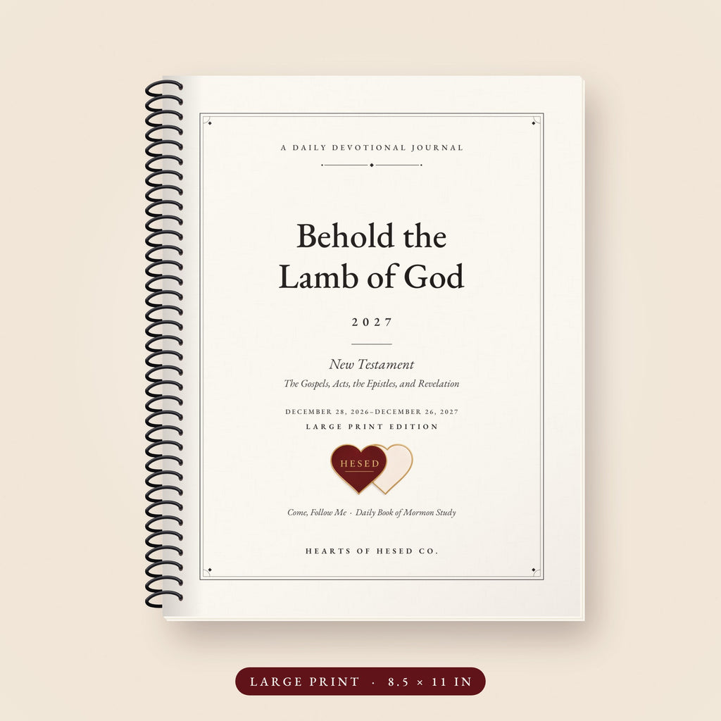 Classic Edition spiral-bound journal cover (Large Print)