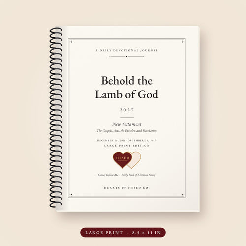Classic Edition spiral-bound journal cover (Large Print)