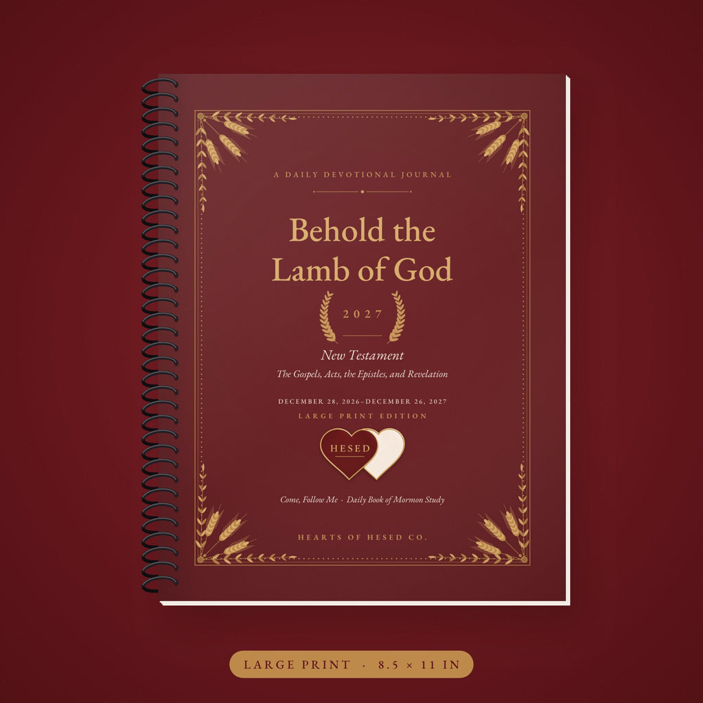 Gold Edition spiral-bound journal cover (Large Print)